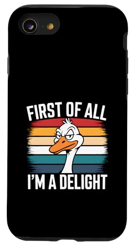 First of All I'm A Delight ����ȃO�[�X�~�[�� �X�}�z�P�[�X iPhone SE (2020) / 7 / 8 �p