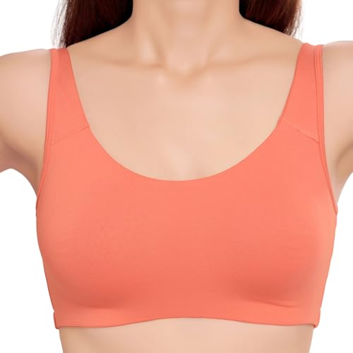 Image of juliet Non Padded Full Coverage Sports Bra for Women | Slip on Bra | Low Impact High Coverage Wireless Support Sports Bra JS 90