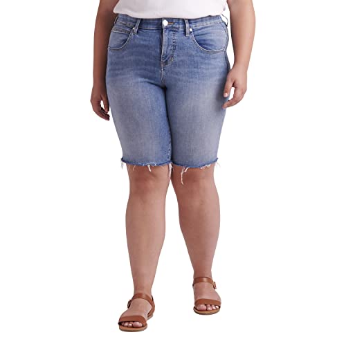Jag Jeans Women's Size Cecilia Mid Rise Bermuda Short, Lakewood, 20 Plus #TOP28