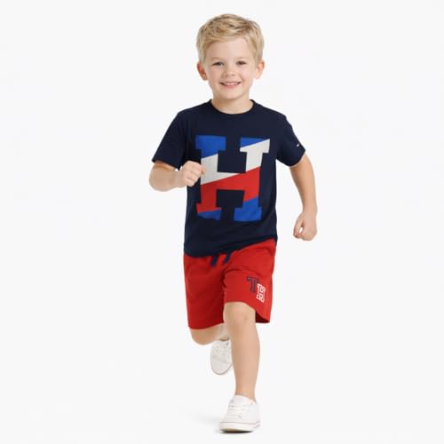Image of T+D Unisex Kids Clothing Set Tshirt & Shorts - Half Sleeve T-shirt & Half Pant for Boys