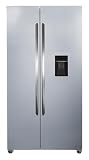 PKM Side by Side KS6.12D | Inbox Design | 288 Liter Kühlen | 151 Liter Gefrieren | Energieeffizienzklasse D |Display & Touch Control | Wasserspender |ECO-Modus |229 kWh | Freistehend