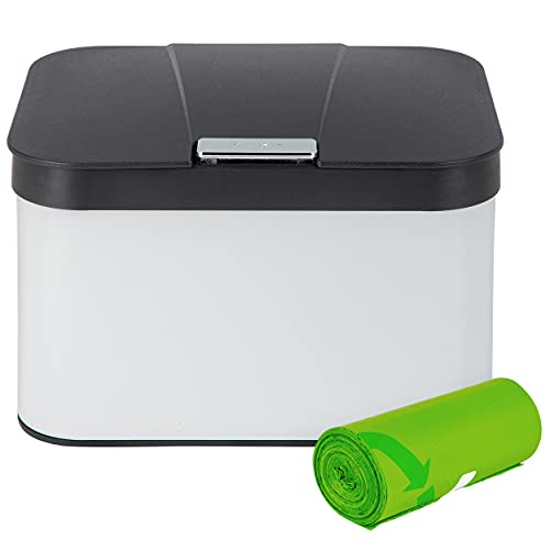 ONVAYA® Biomülleimer für die Küche | Komposteimer mit Deckel |...