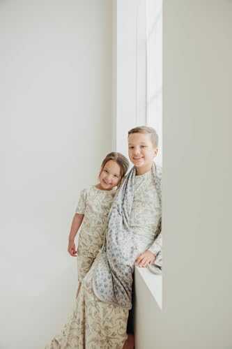 Image of Copper Pearl Jumbo 3-Layer Baby Blanket: Soft Baby Quilts for Boys and Girls | Breathable, Cozy, Toddler Blanket | Baby Quilt for Newborns | 60x72 Premium Material | Jurassic Park Fossils
