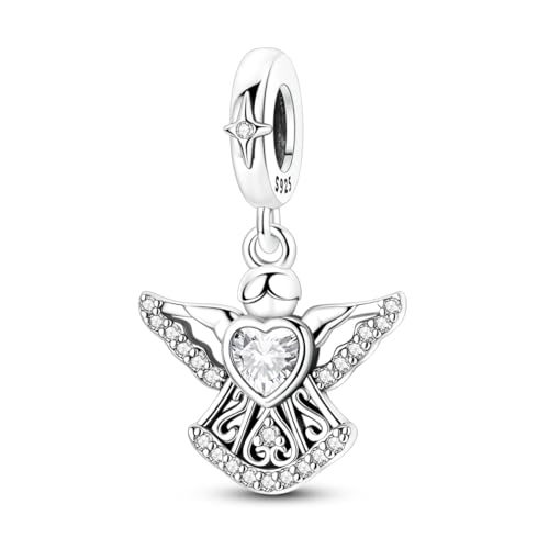 Image of 925 Sterling Silver Charms,Hypoallergenic Beads,Compatible with Pandora Bracelets and Necklaces,Women Holiday Gift Pendants