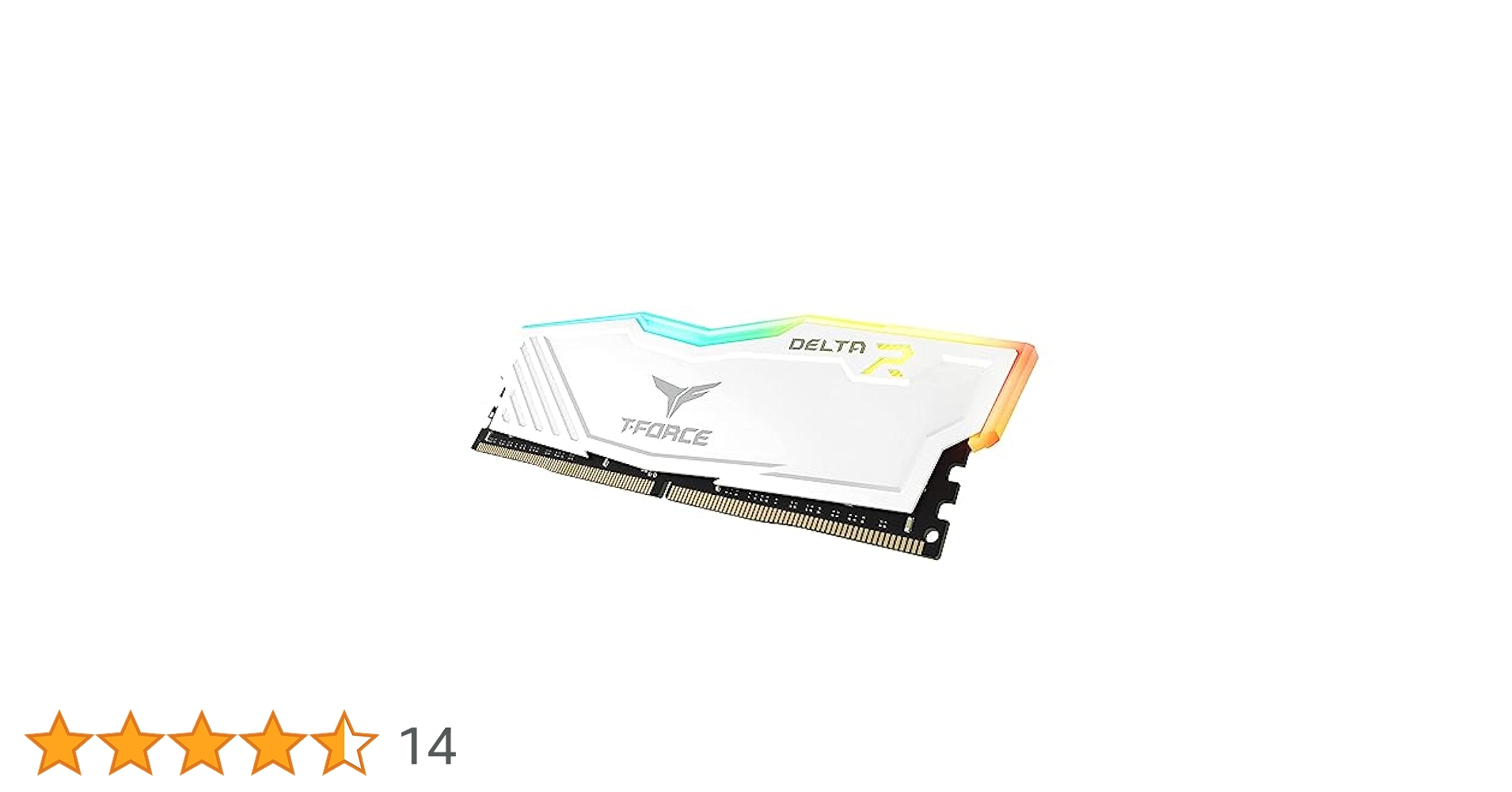 team RGB T-FORCE DELTA DDR4 メモリー ホワイト TEAMGROUP T-Force Delta RGB DDR4 16GB (2x8GB) 3200MHz (PC4