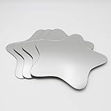Dimensions du Miroir : 20 x 19 cm - Épaisseur : 2 mm - Matière principale : Verre - Kit de fixation : Adhésifs fournis - Facile à poser -