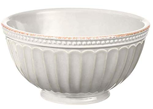 Lenox French Perle Groove 12-Piece Plate & Bowl Set, 23.05 Lb, White #TOP1