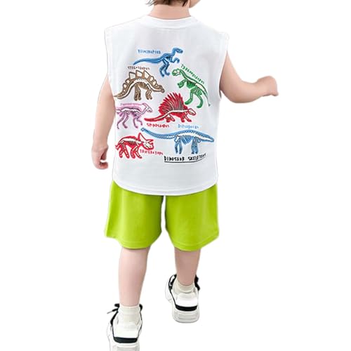 Ensemble short dinosaure garçon pour faciliter le coucher des enfants