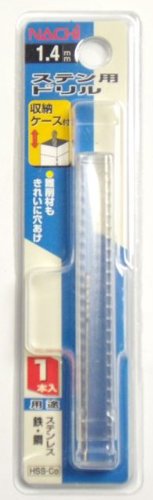 ナチ ステンレス用ドリル 1本入り 1.4ミリ