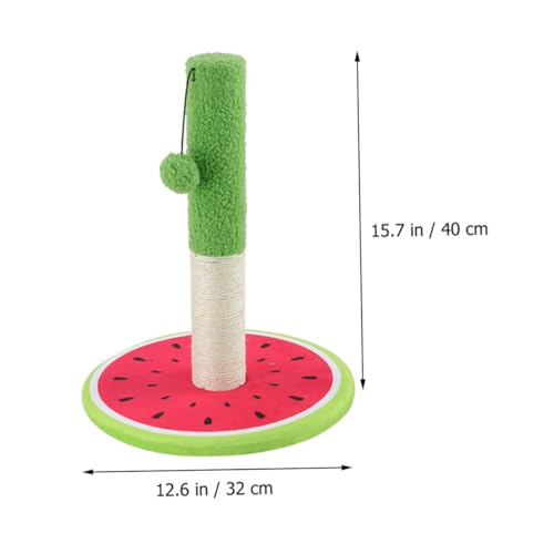 Rascador para gatos POPETPOP diseño sandía sisal miniatura 2