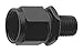 Fragola -10AN Female Swivel To 3/8 NPT - Black