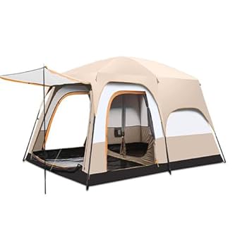 テント　6人用　今年1度使用しました ツールームテント 6人用 大型 ドーム型テント ファミリーテント