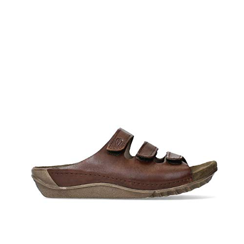 Wolky Nomad Womens Comfort sandal - Wide fitting Comfort Slipper - Fully Adjustable - Lightweight PU Outsole - Soft Premium Italian Leathers - Anatomically shaped latex Footbed - Leather Lined