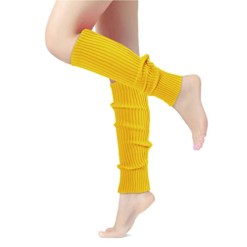 Image of ONUPGO Leg Warmers for Women 80s Sport Headband Wristbands Neon Leg Warmers Set - 80s Workout Clothes 90s Outfit for Women