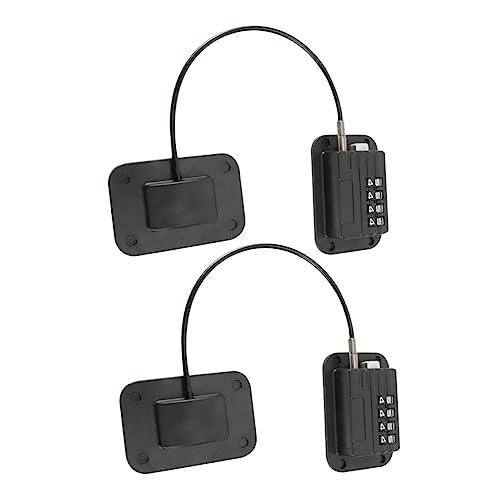 DECOMELODY 2ensembles Serrure De Sécurité Garçon Fille Lot De Serrures à Code Pour Réfrigérateur Et Fenêtre Garçon Fille Et Confidentialité Facile à Installer Résistante Et