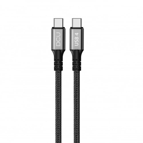 Cable USB-C a USB-C DCU 240W/40G Negro