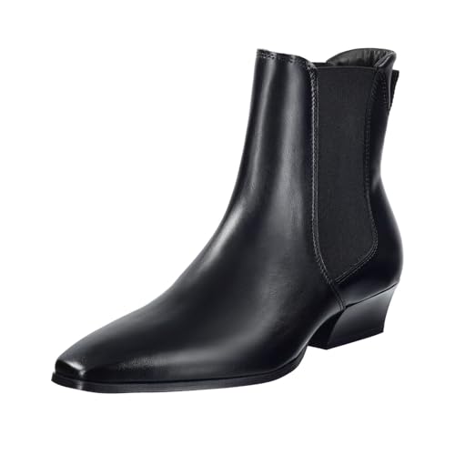 GANT Bota Chelsea moderna feminina, Preto, 38