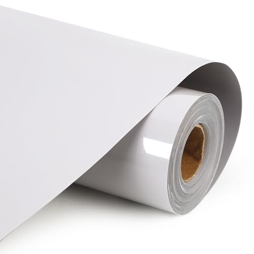 HTVVETUR Grey Heat Transfer Vinyl - 12' x 9ft HTV Rolls for Shirts,...