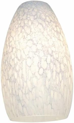 Champagne - Shade - White Stone Glass Finish