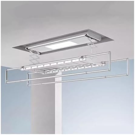 Clothes Drying Rack Ceiling Drying Rack Automatic Lifting Household Balcony Wall Controlled Ceiling Automatic Lifting Balcony Clothes Hanger Laundry Drying Rack