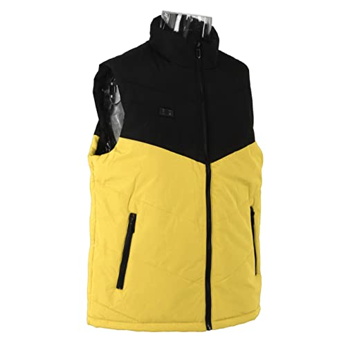 Chaqueta calefactora eléctrica contra el frío con doble botón USB y diseño unisex talla M