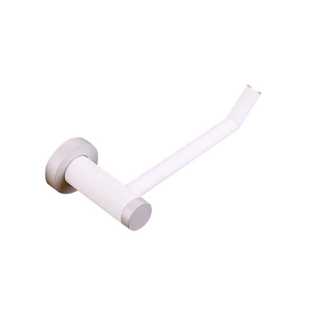 Toilet Paper Roll Dispenser Bathroom Toilet Paper Holder Solid Wood Waterproof Wall Mounted Roll Towel Shelf Bathroom Kitchen(C)