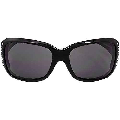 Birdz Eyewear LadyBird Women's Padded Motorcycle Sunglasses 3 Pairs Rhinestone Black Frames2