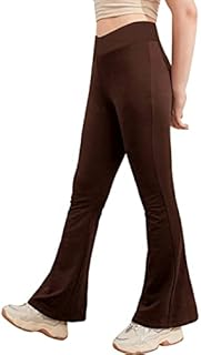 HULIJA Kids Girl Boys Jazz Ballet Dance Classic Stretchy Boot Cut Pants Loose Long Trousers Gymnastics Stage Performance