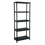 The Homeweeks Estantería Almacenaje Resina 5 Baldas 60 * 30 * 173cm Fabricada...