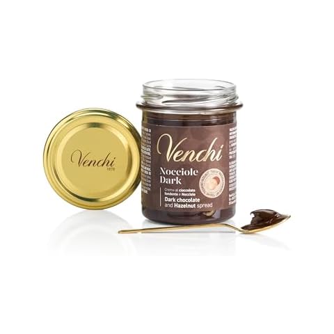 Venchi Hazelnuts Dark Chocolate Spread 200g Cover