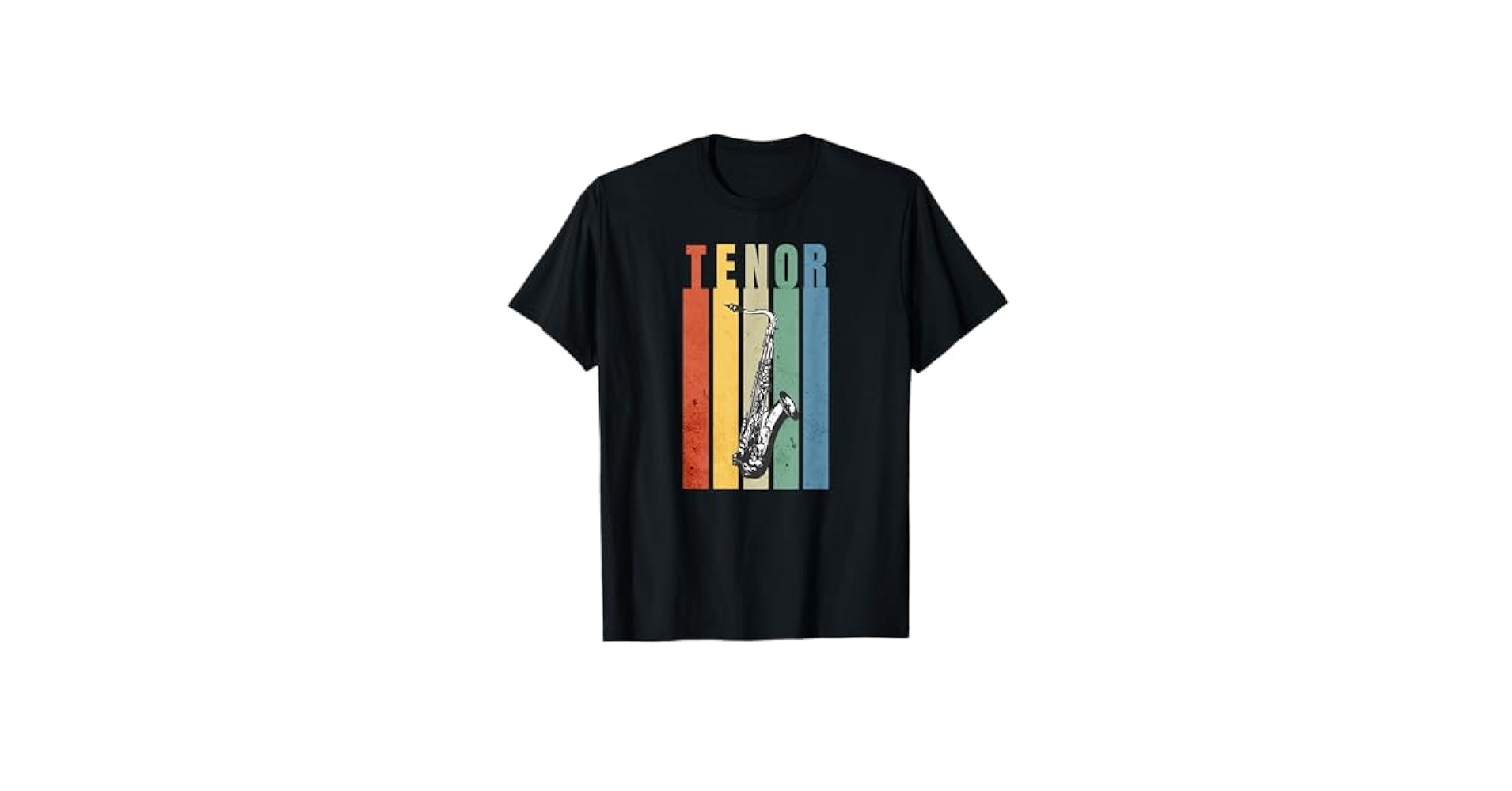 Amazon | サックス テナーサックス レトロ Tシャツ | Tシャツ