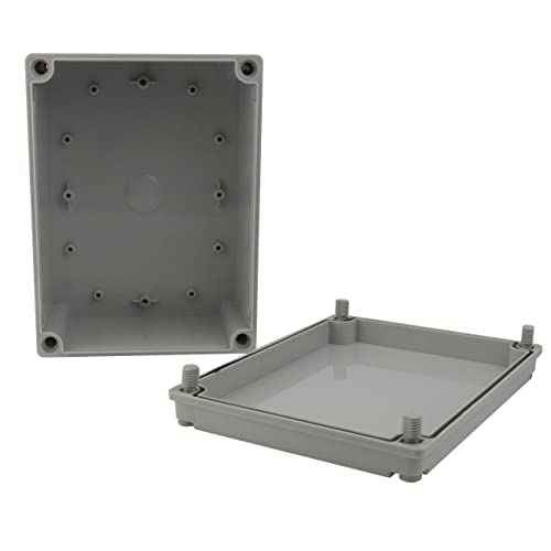 DJC Supply Co. 10\" x 8\" x4\" Weather & Dust Proof PS Plastic Junction Conduit Box 4 Pack