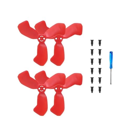 Hélice pour DJI Neo pour filmer en voyage avec pales rouges