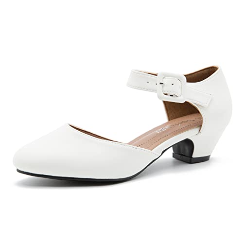 Escarpins D'Orsay blancs mats pointure 39.5 avec bride cheville