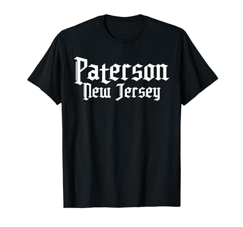Paterson NJ Vintage Font T-Shirt