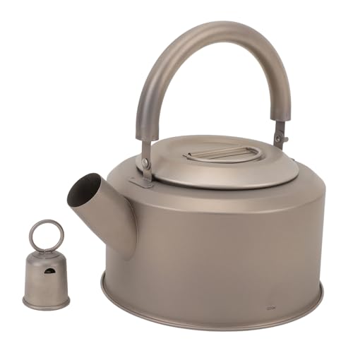 xuuyuu Ti Tea Kettle 1200ml, lightweight stovetop teapot for camping | ���`�^���� �e��1200ml �����x���u�U�[�t�� �ϔM��d�n���h�� �K�X�R�����E����OK