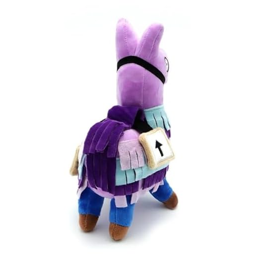wiztex Alpaka Kuscheltier, Fort-Nite Plüschtier für Spielefans - Lama Kuscheltier Geschenk für Kinder - XL 42 cm Alpaka Stofftier Lama