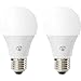 Produktbild Nedis Smartlife LED Lampe E27 vollfarbig/warmweiß 2er Pack kompatibel mit Amazon Alexa und Google Home kein extra Hub nötig