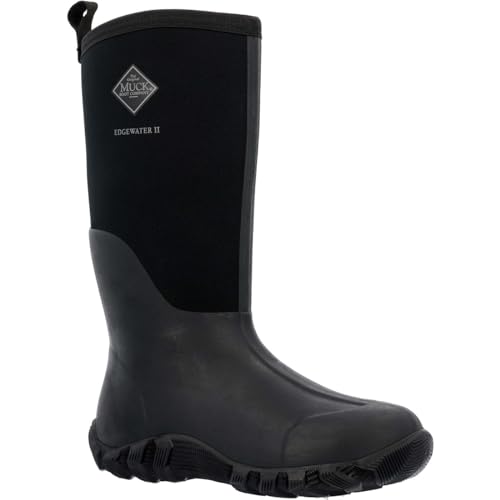 Muck Boot mens Edgewater Ii Tall Snow Boot, Black, 13 US