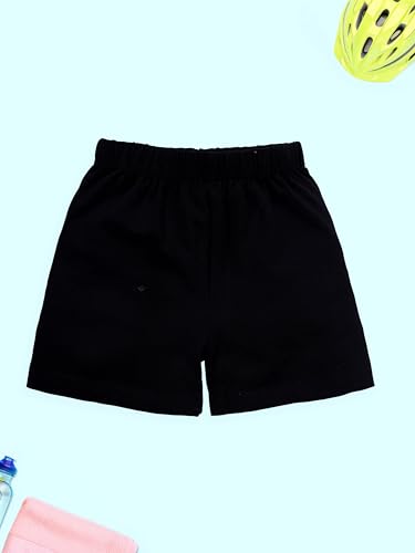 Image of KiddoPanti Girls Cycling Shorts Pack of 3 | Soft & Stretchy Cotton Spandex | Comfortable Fit with Elastic Waistband | Solid Colors Half Tights for Girls Inners