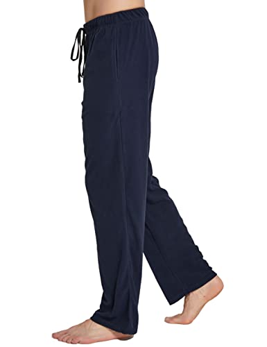 YINCOZI Mens Pajama Pants Bottoms Fleece Lounge Sleepwear with Pockets2