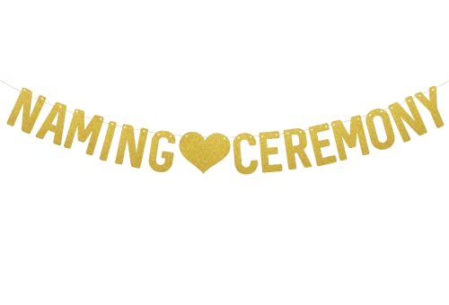Image of Gold Naming Ceremony Banner, Party Decorations and Favors, Supplies