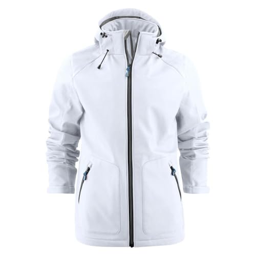 Veste softshell KARTING Homme Blanc L | Vêtement technique léger Printer