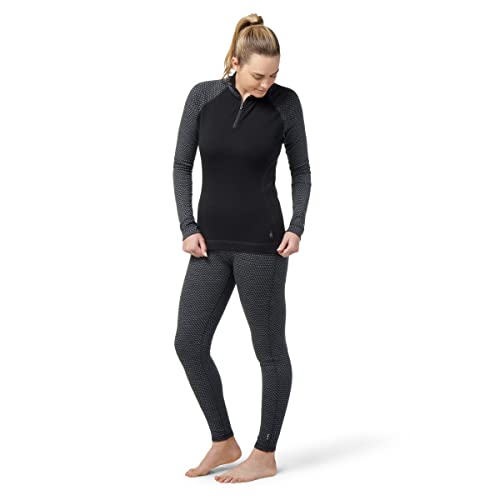 Smartwool Women's Classic Thermal Merino Base Layer Pattern 1/4 Zip2