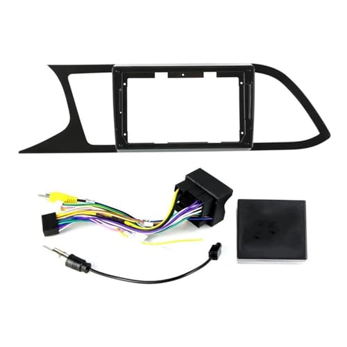 Cadre de façade d'autoradio 2 DIN pour installer un grand écran DVD 9 pouces sur Leon 3