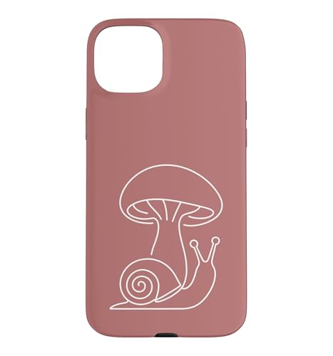 Cottagecore �J�^�c���� �L�m�R �̉a�A�[�g �X�}�z�P�[�X iPhone 15 Plus �p
