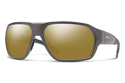 Image of Smith Deckboss Sunglasses Matte Tortoise /ChromaPop Polarized Green Mirror, One Size
