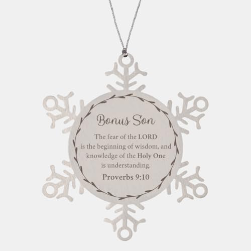 Bonus Son Snowflake Ornament - The Fear of The Lord