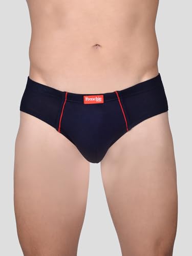 Image of Frenchie VIP Plus Colour 100% Cotton Brief with Inner Elastic Waistband Briefs Combo for Mens Assorted