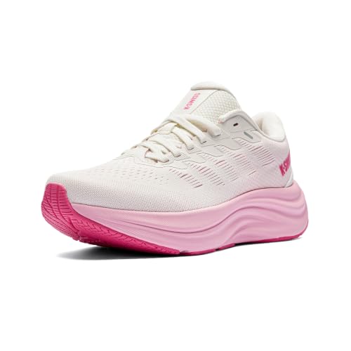 K-Swiss Women's Shadx Running Walking Sneaker, White/Pink 10